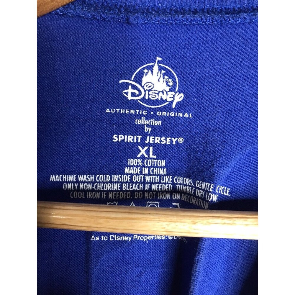 Walt Disney World Blue Sparkle Glitter Spirit Jersey Size XL - Picture 7 of 12